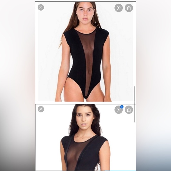 American Apparel black bodysuit - Picture 2 of 8